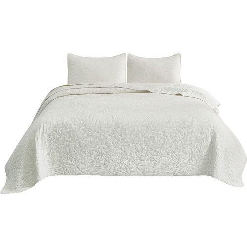 Chezmoi Collection Linden 100 Cotton Quilt Set Wayfair